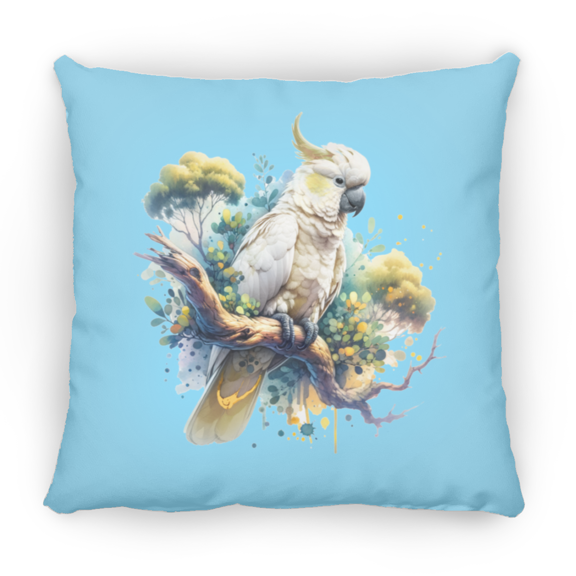 Cockatoo in Tree - Throw Pillows
