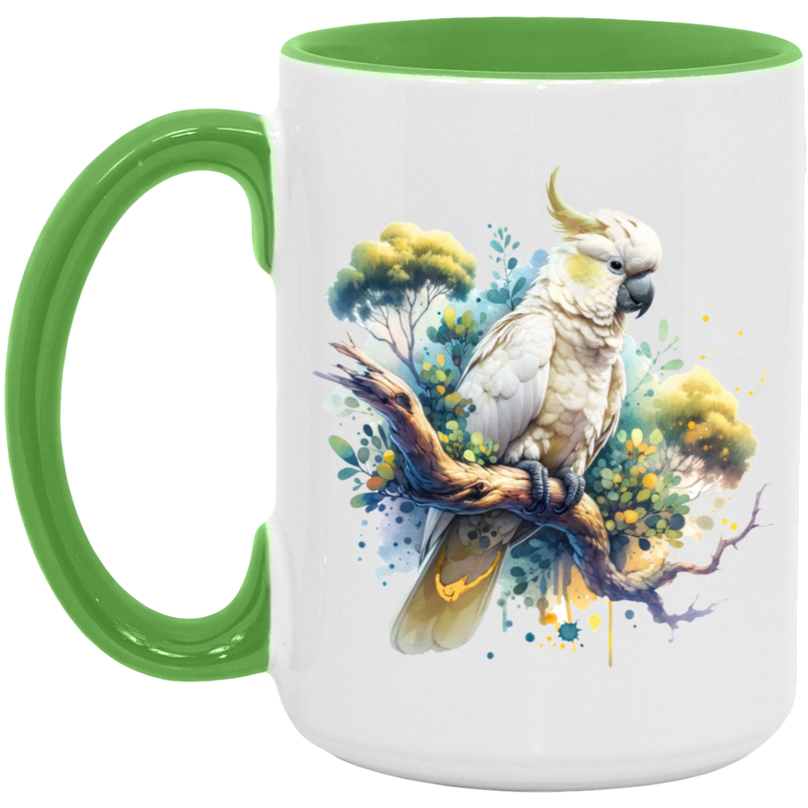 Cockatoo in Tree - Mugs