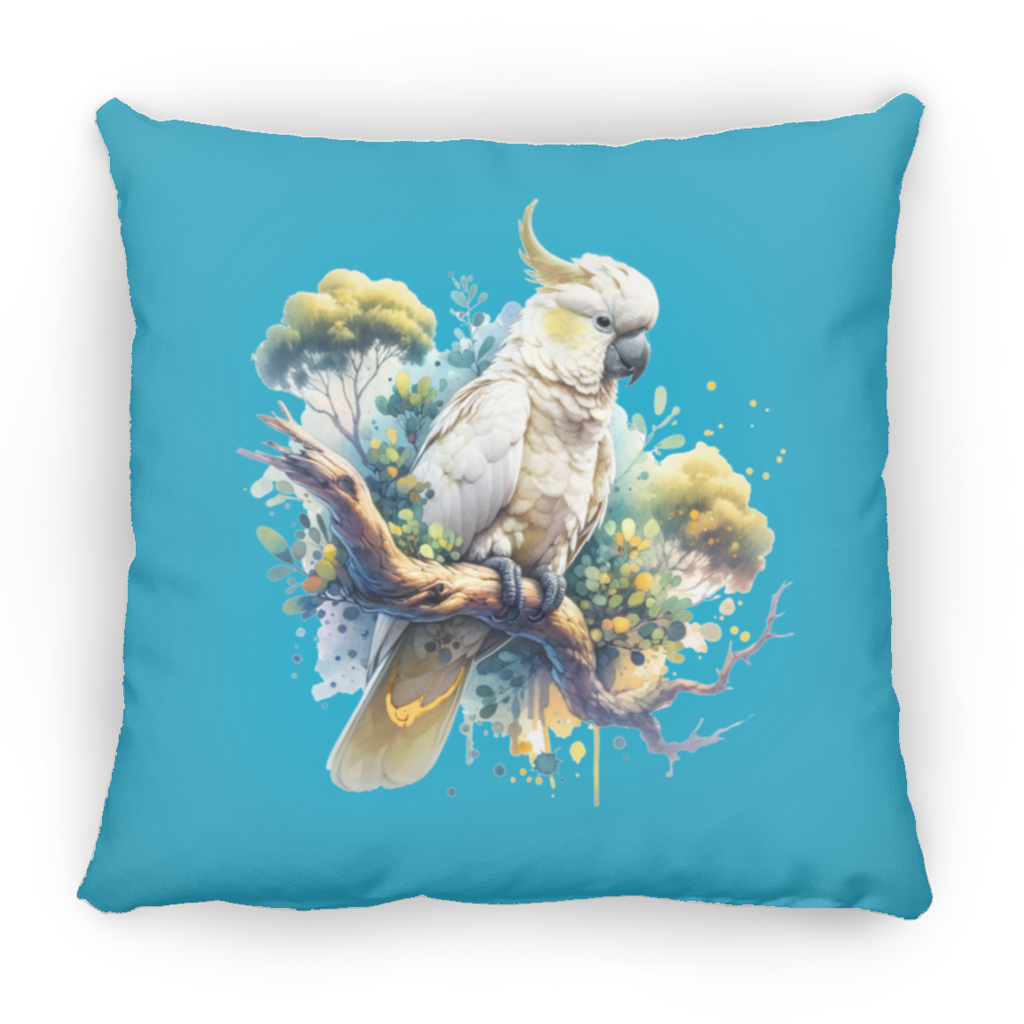Cockatoo in Tree - Throw Pillows