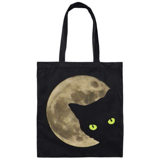 Moon Cat - Canvas Tote Bag