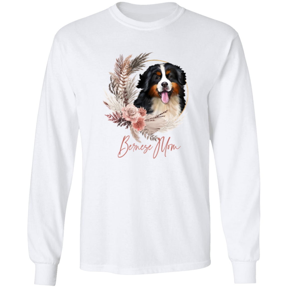 Bernese Mom Boho Wreath - T-shirts, Hoodies and Sweatshirts