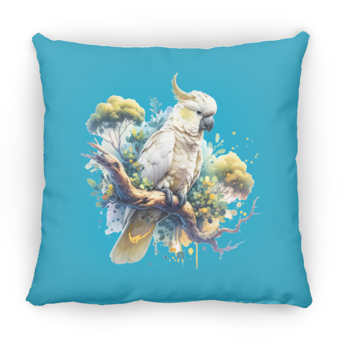 Cockatoo in Tree - Throw Pillows