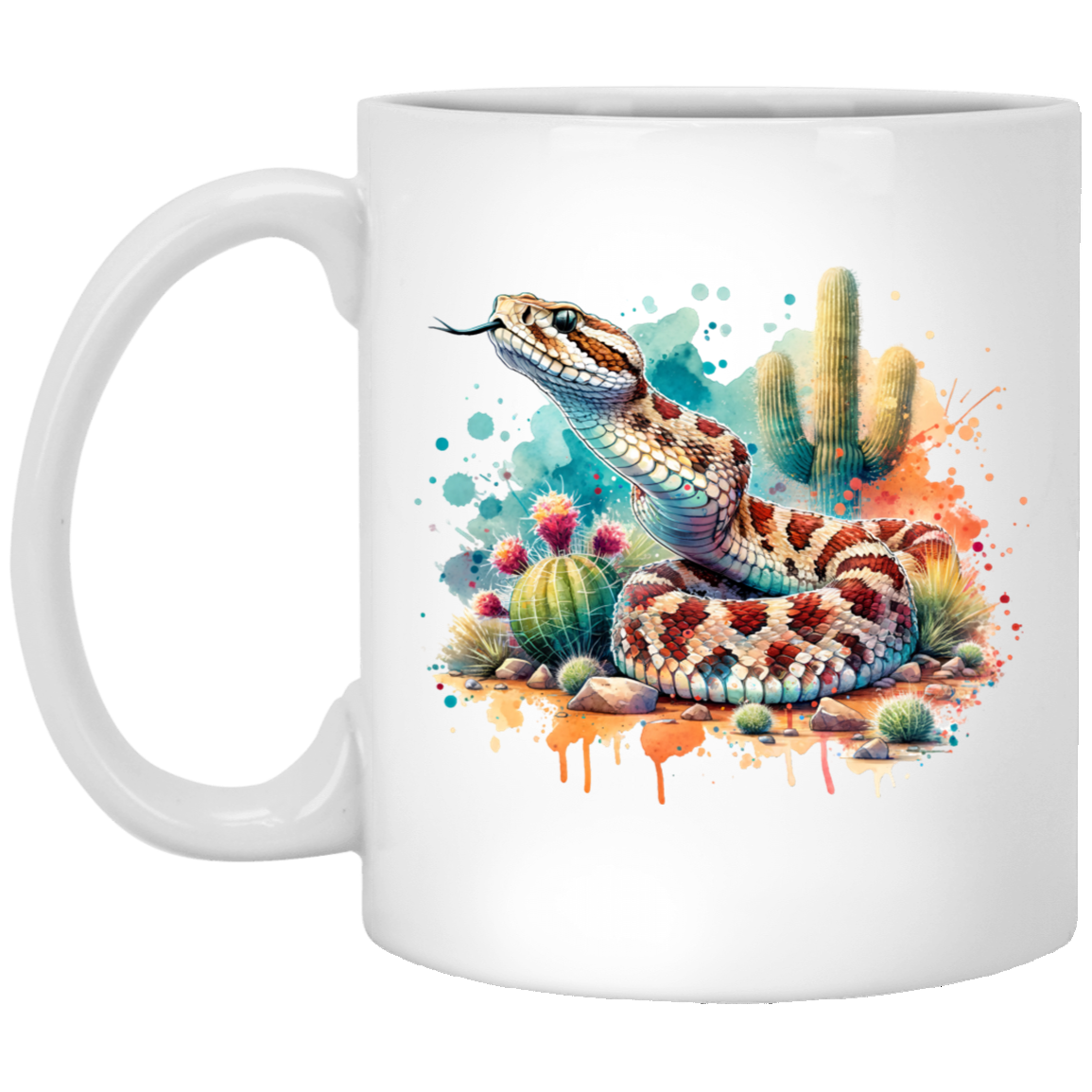 Rattlesnake Scenting the Air - Mugs