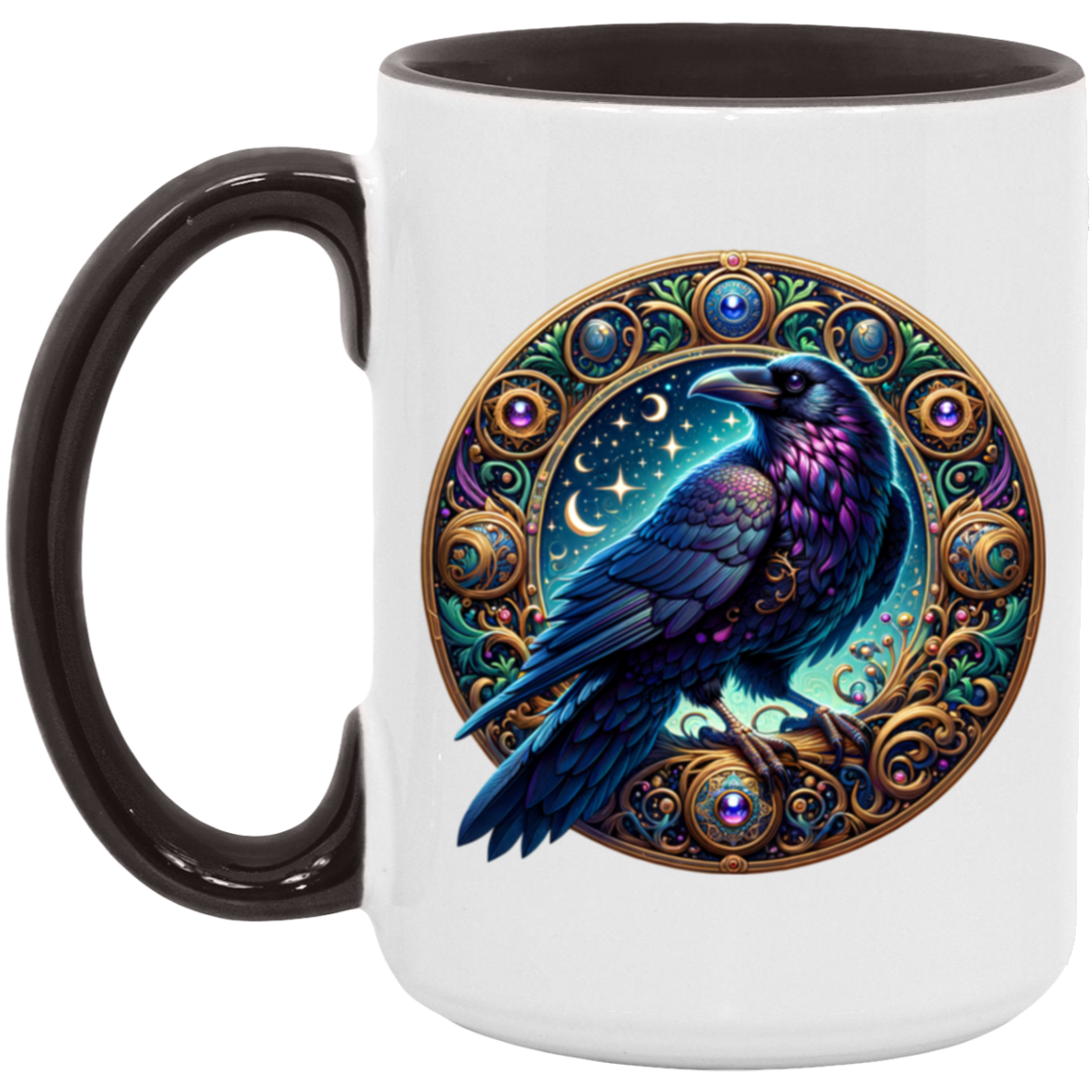 Raven Medallion Mugs