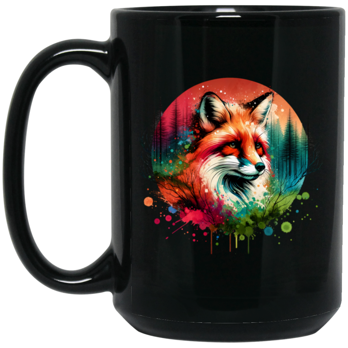 Fox Portrait - Mugs