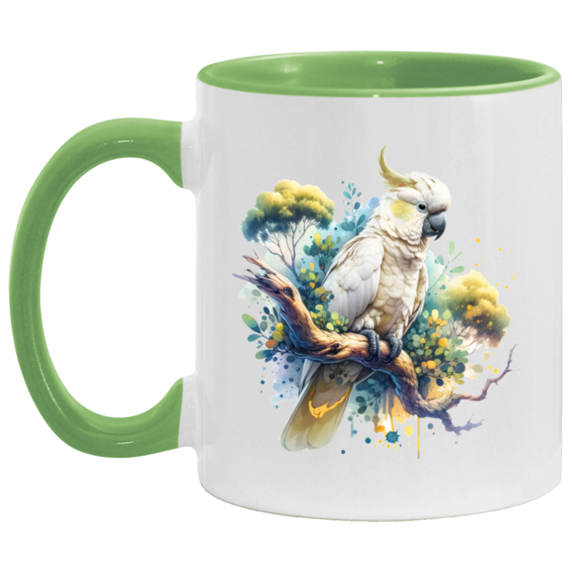 Cockatoo in Tree - Mugs