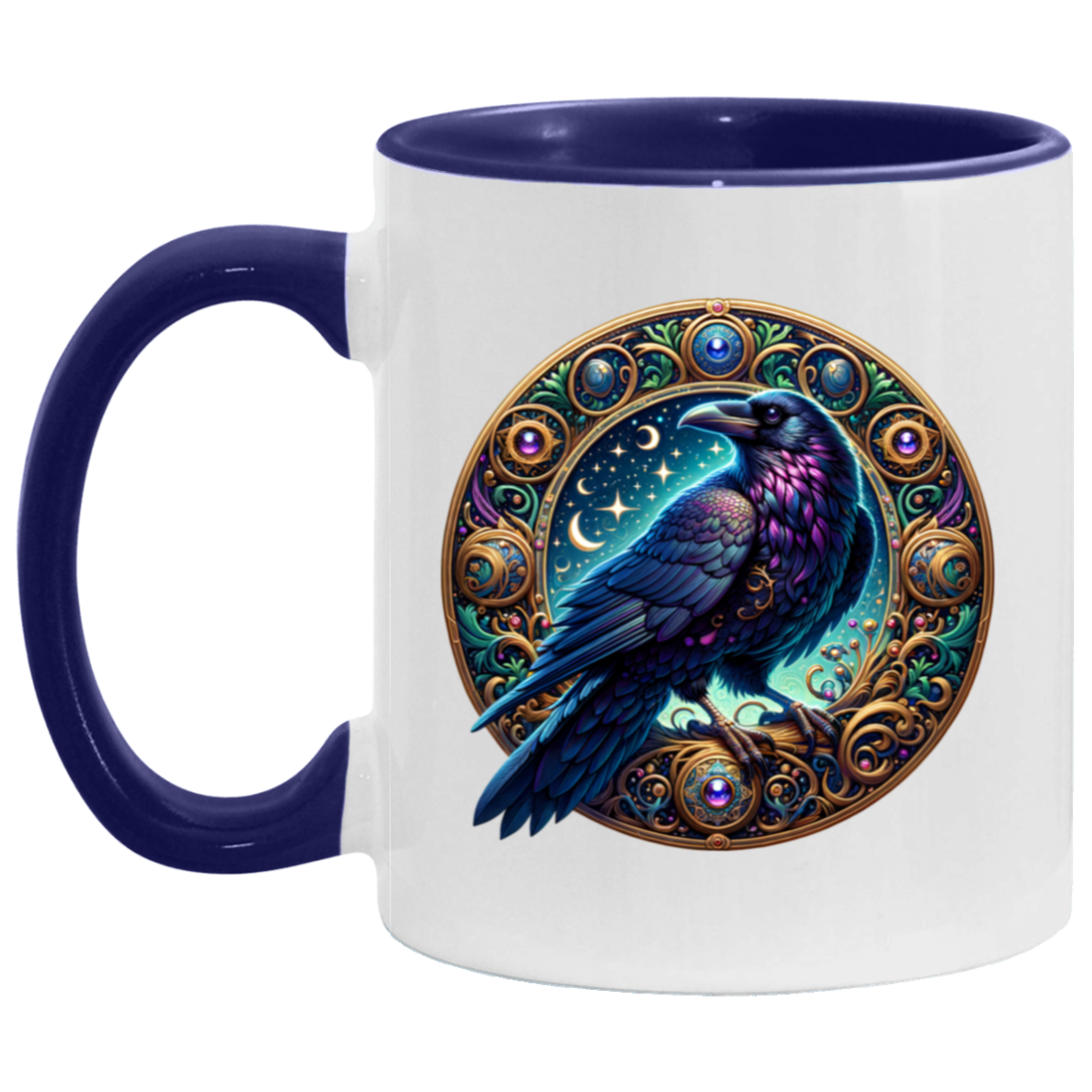 Raven Medallion Mugs