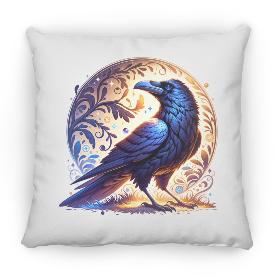 Raven Sphere - Throw Pillows