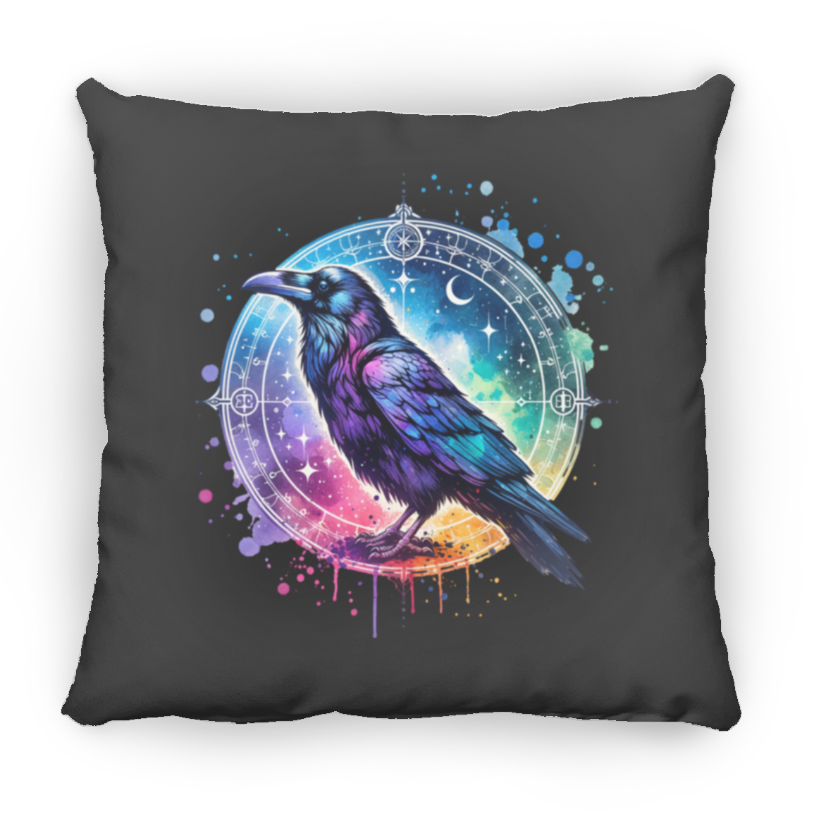 Raven Compass - Throw Pillows