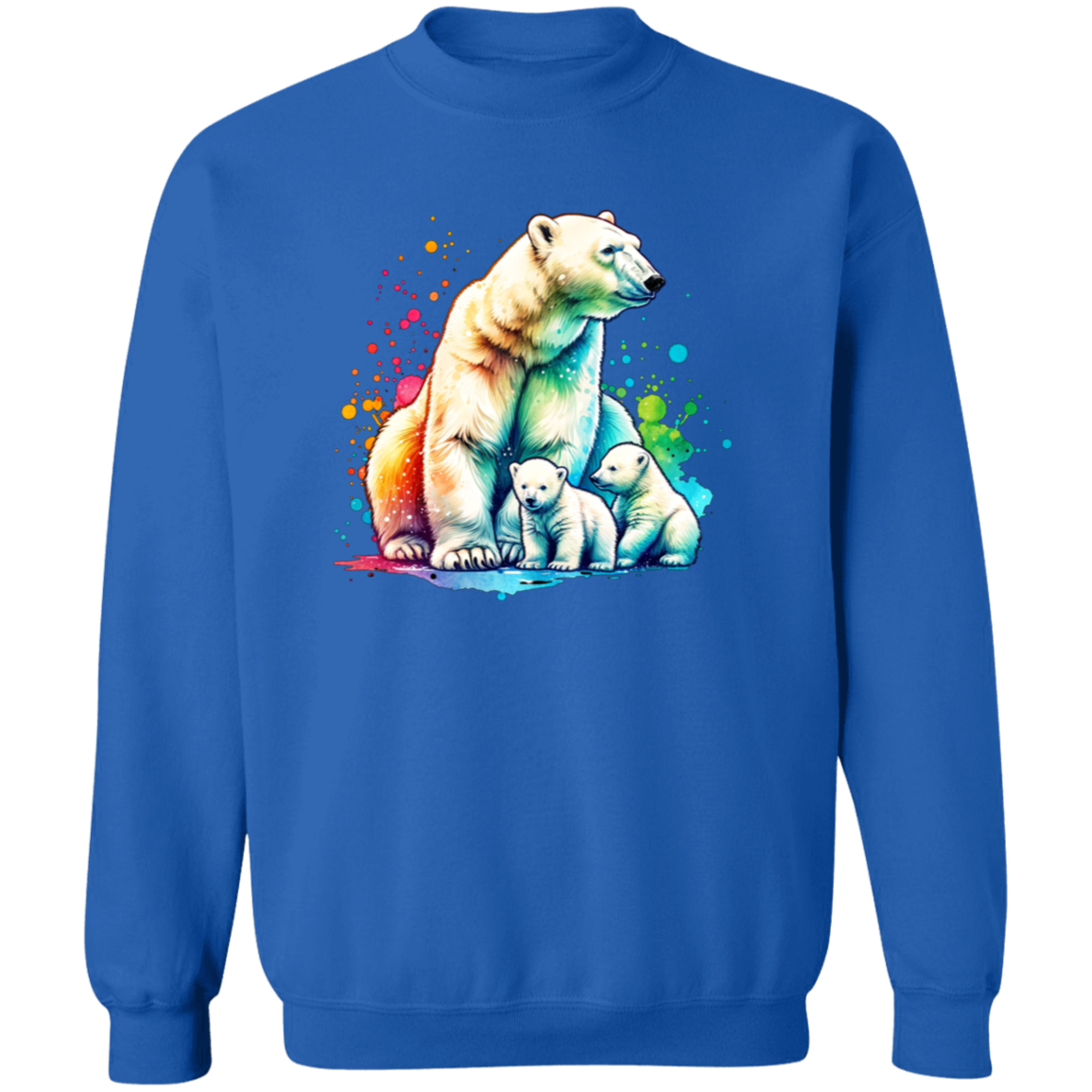 Polar Bear Mom with Cubs - T-shirts, Hoodies and Sweatshirts