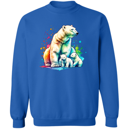 Polar Bear Mom with Cubs - T-shirts, Hoodies and Sweatshirts