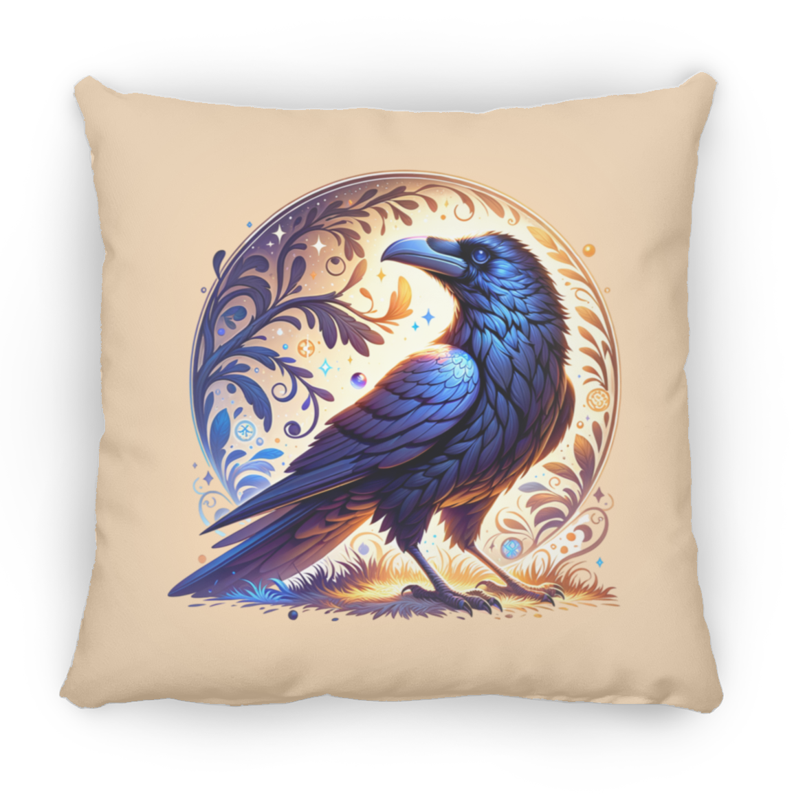 Raven Sphere - Throw Pillows
