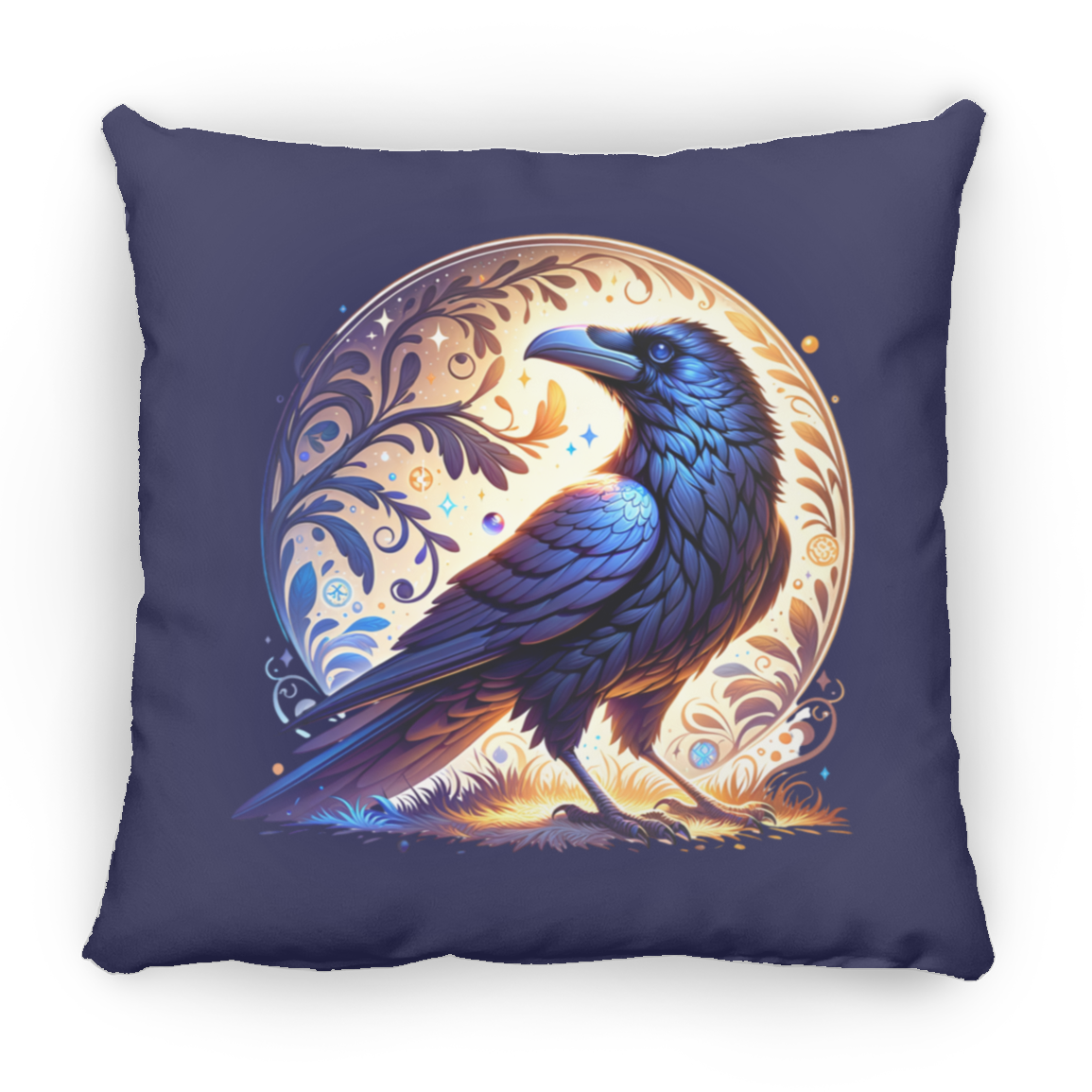 Raven Sphere - Throw Pillows