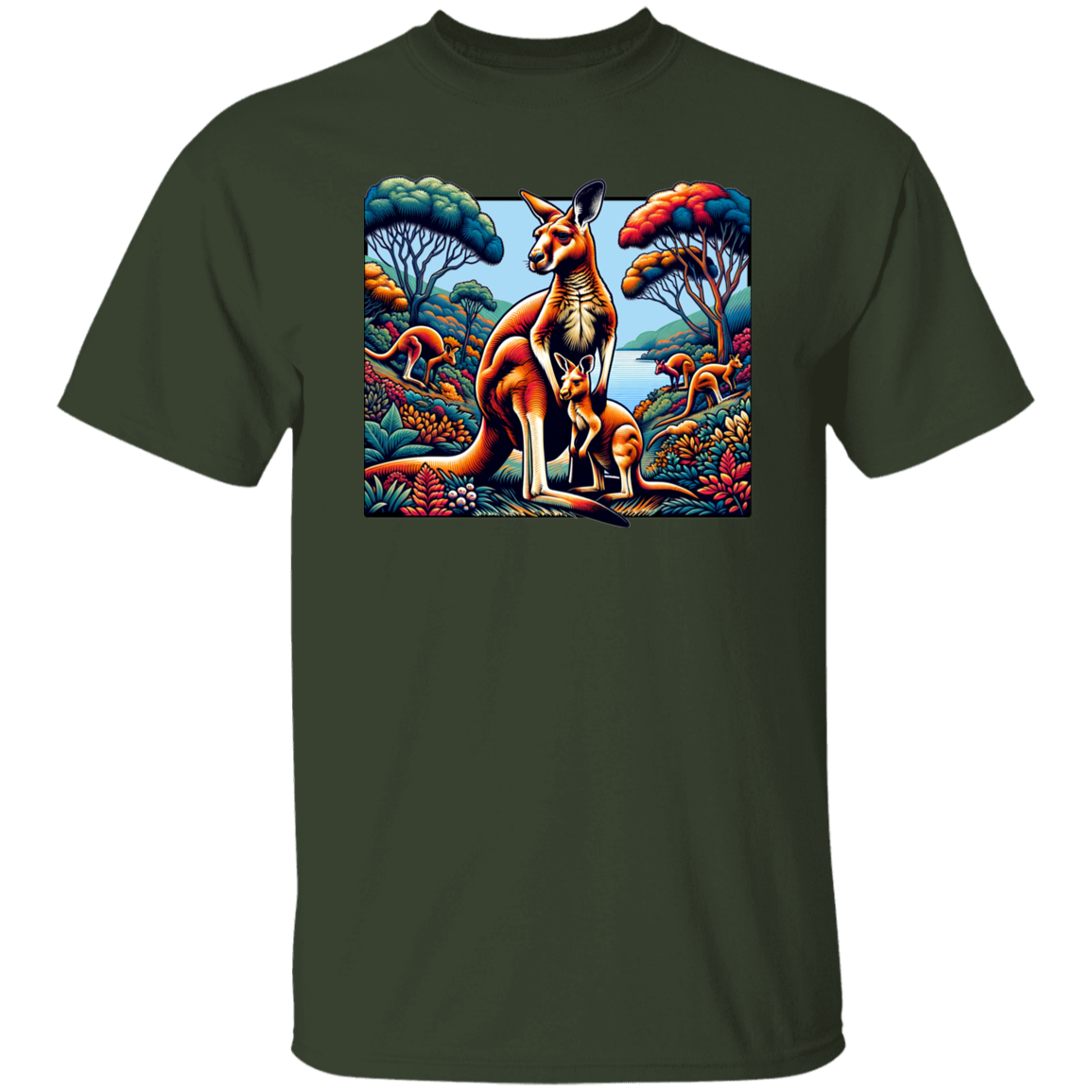 Troupe of Kangaroos Graphic - T-shirts, Hoodies and Sweatshirts
