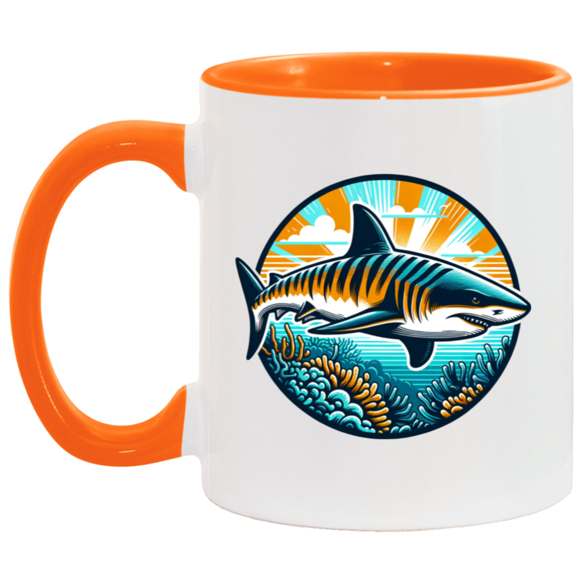 Tiger Shark Graphic Mugs