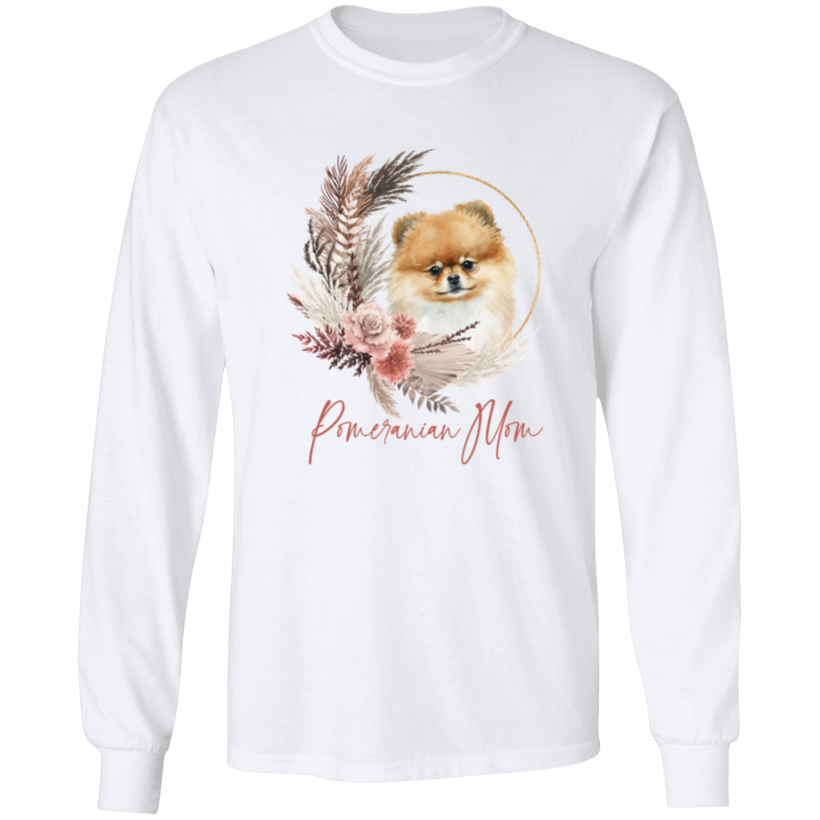 Pomeranian Mom Boho Wreath - T-shirts, Hoodies and Sweatshirts