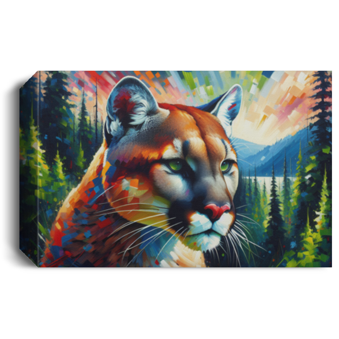 Lake Crescent Cougar Wall Art
