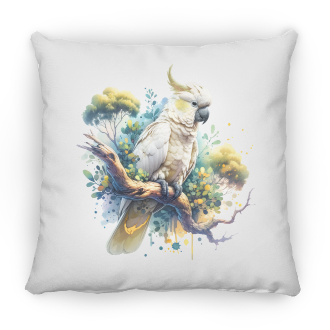 Cockatoo in Tree - Throw Pillows