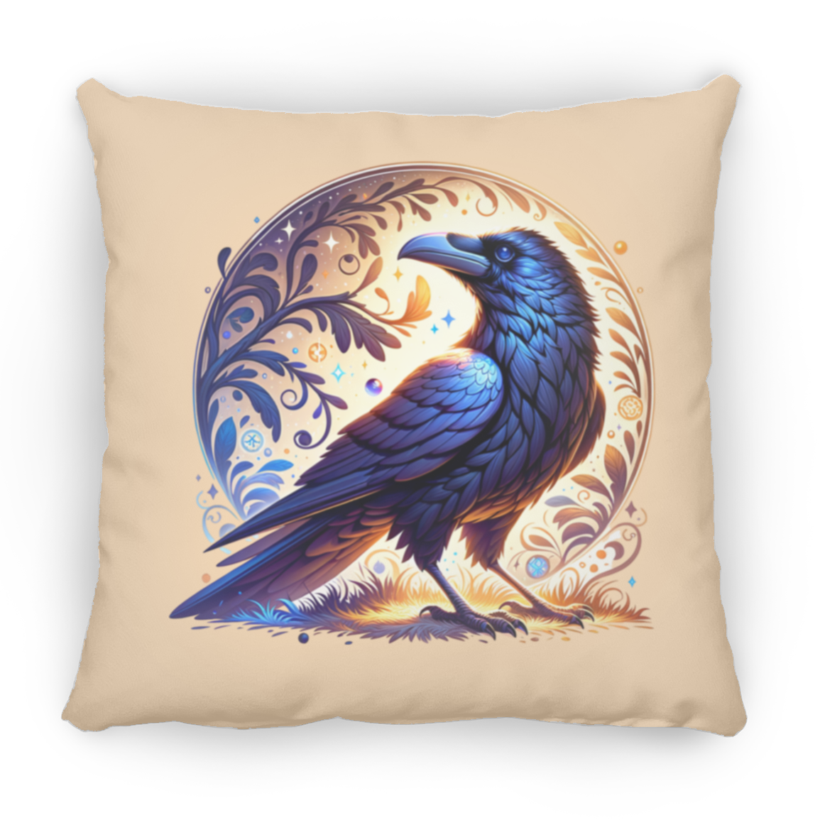Raven Sphere - Throw Pillows