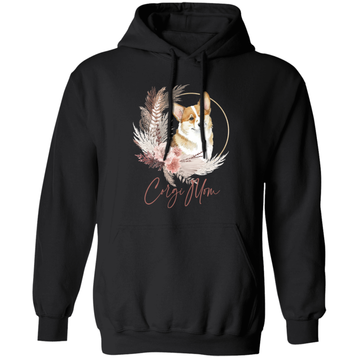 Corgi Mom Boho Wreath - T-shirts, Hoodies and Sweatshirts