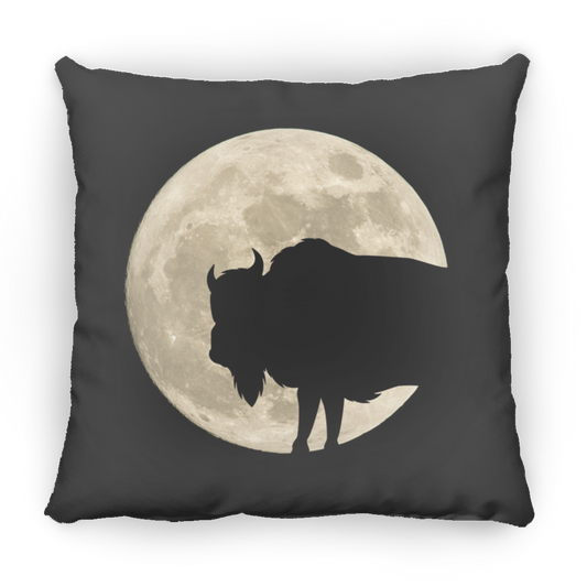 Bison Moon - Throw Pillows