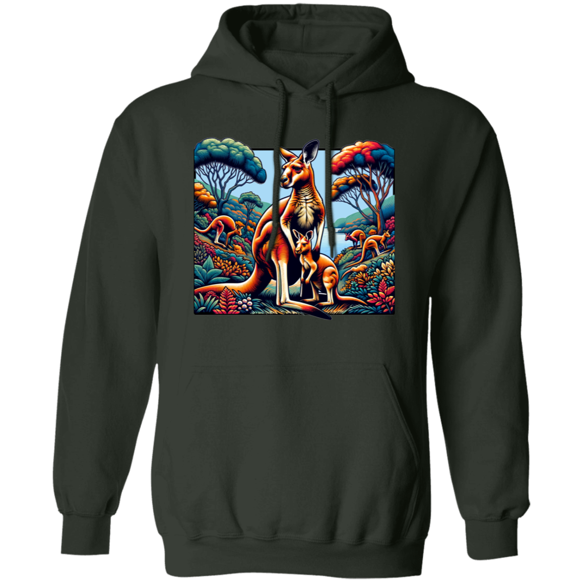 Troupe of Kangaroos Graphic - T-shirts, Hoodies and Sweatshirts