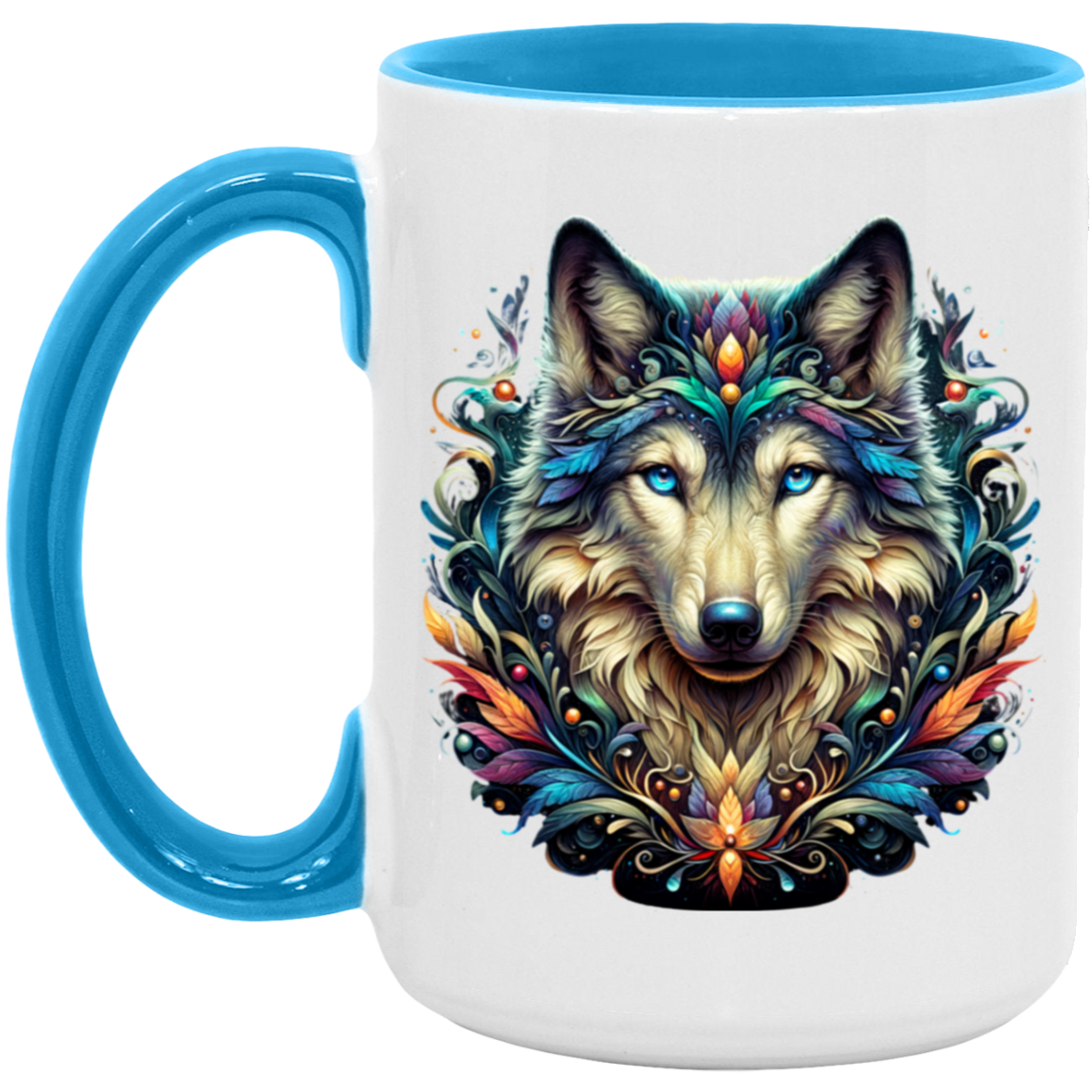 Wolf Face Mugs