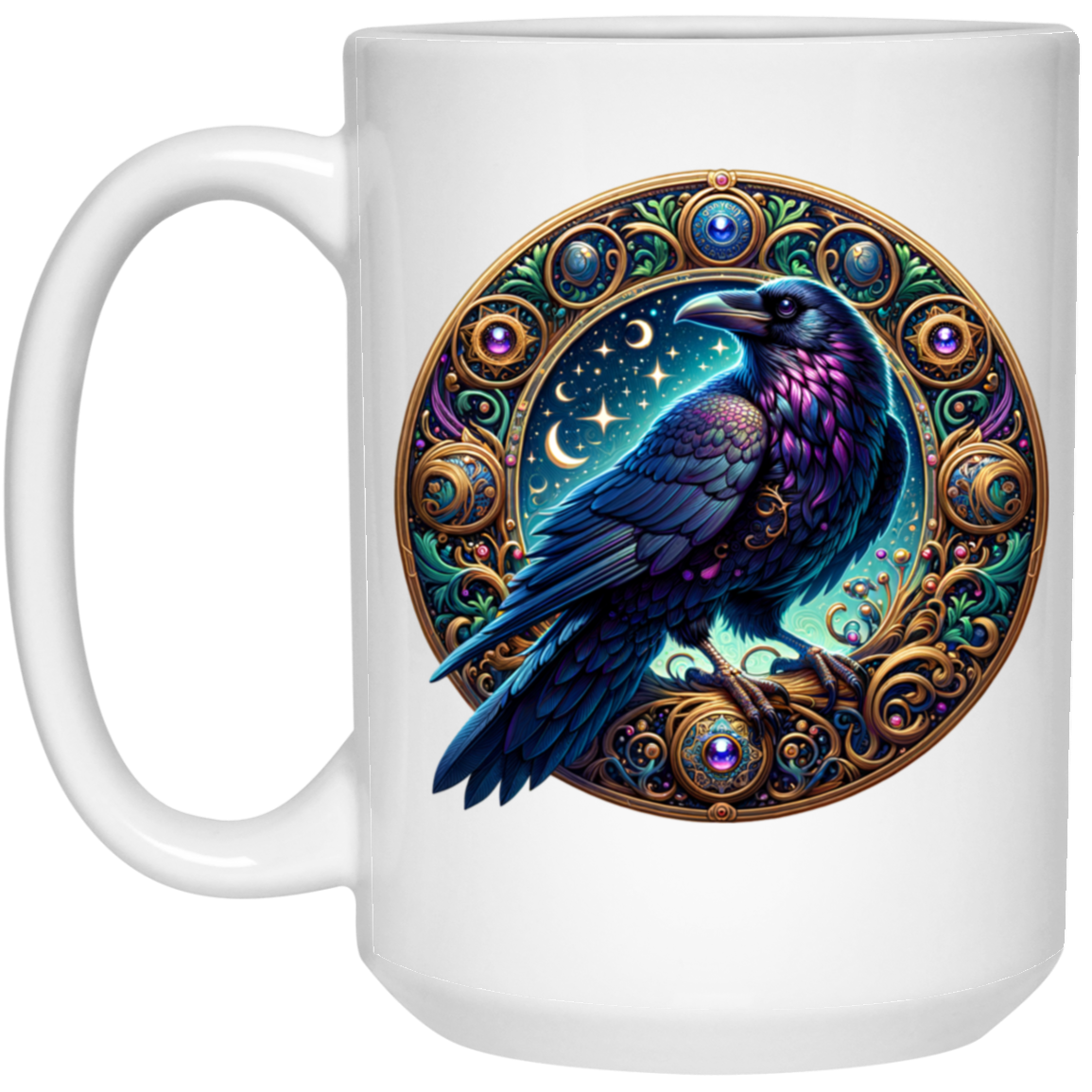 Raven Medallion Mugs