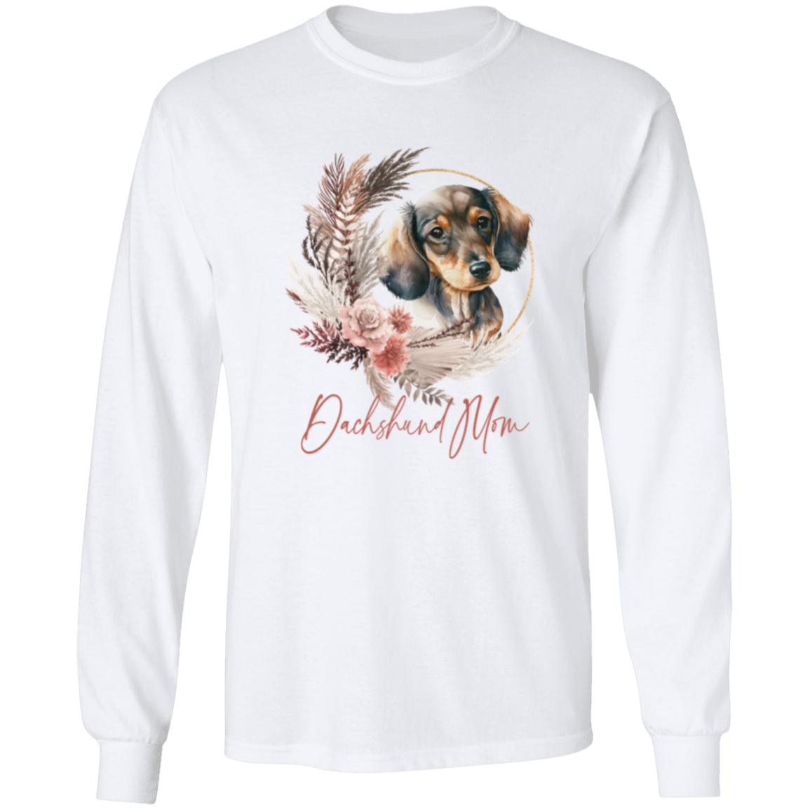Dachshund Mom Boho Wreath Tshirts, Hoodies and Sweatshirts