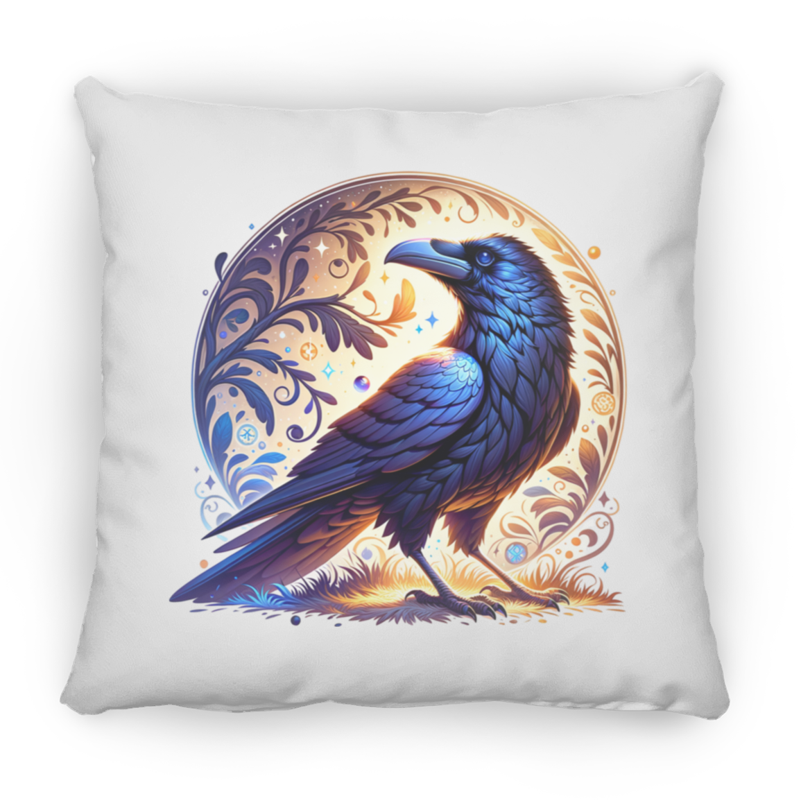 Raven Sphere - Throw Pillows