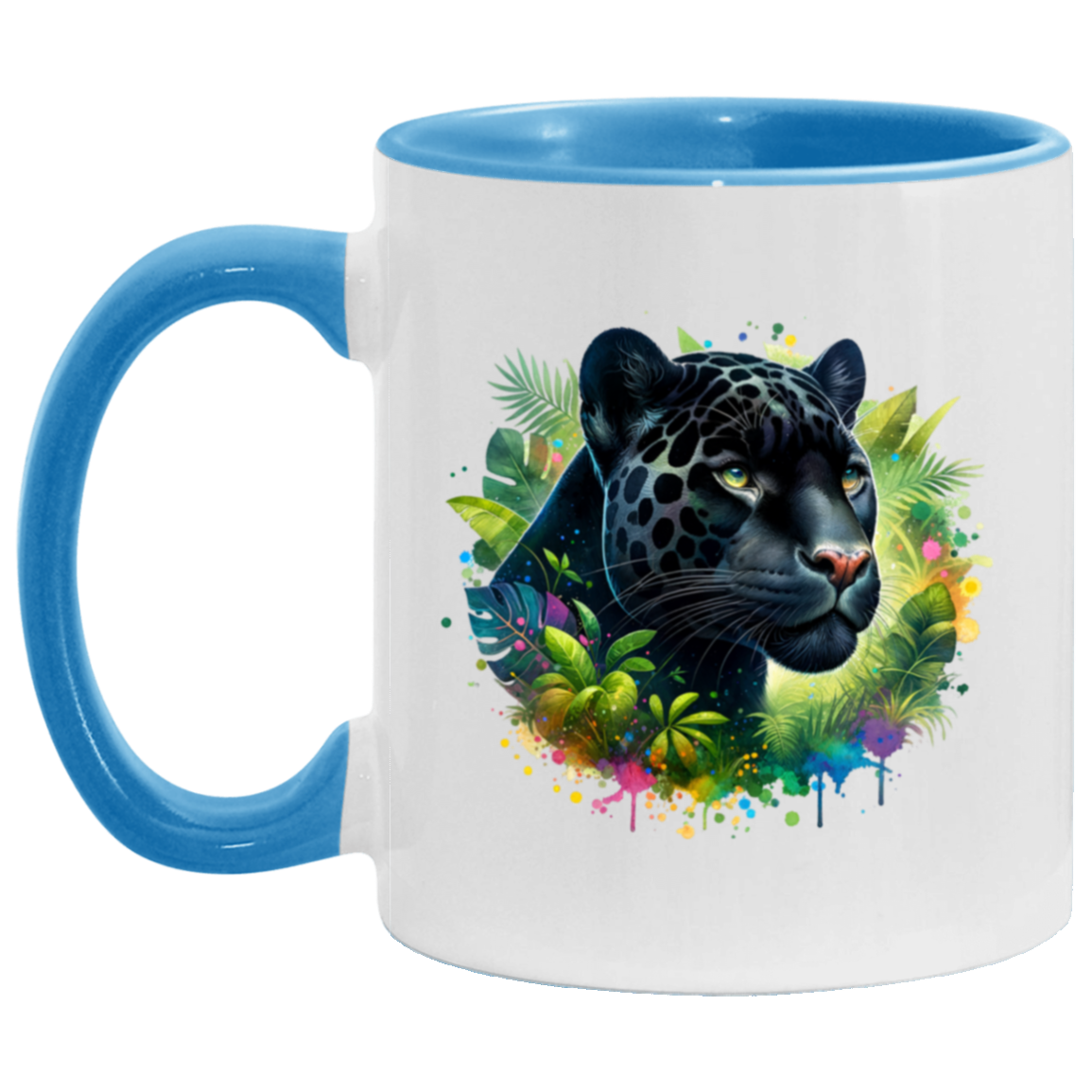 Melanistic Leopard - Mugs