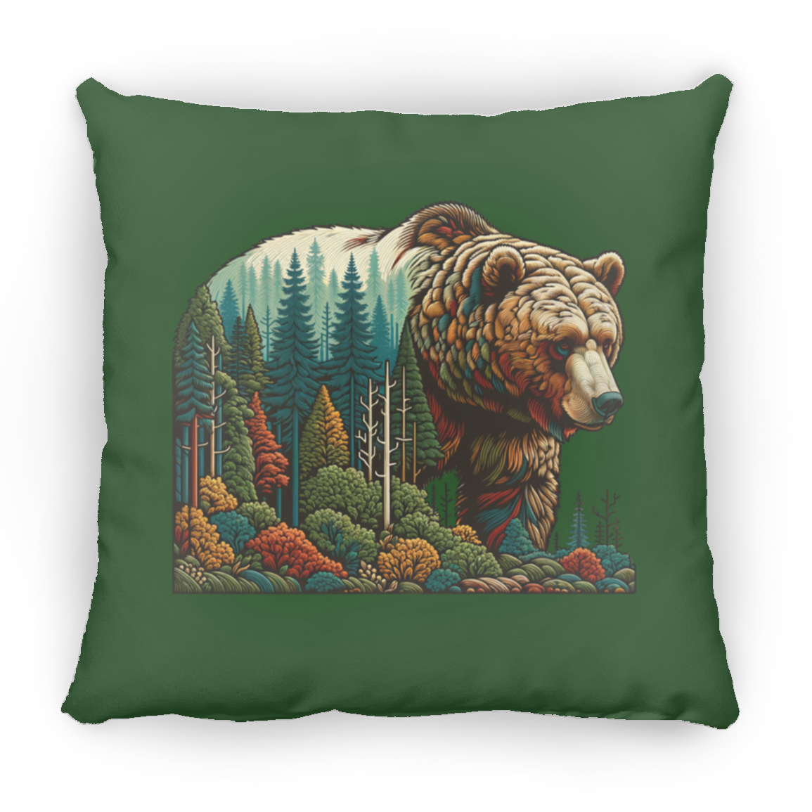 Guardian Grizzly - Throw Pillows