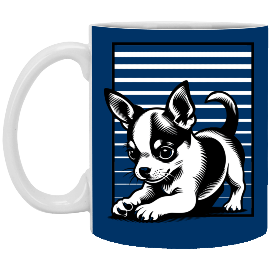 Chihuahua Stripes - Mugs