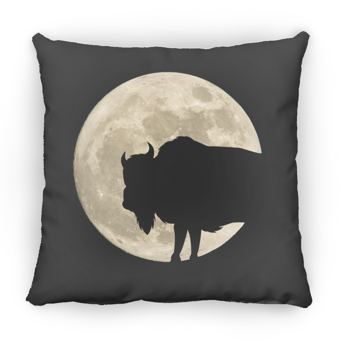 Bison Moon - Throw Pillows