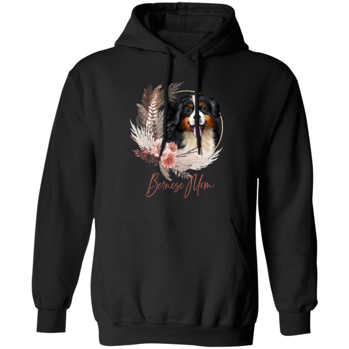 Bernese Mom Boho Wreath - T-shirts, Hoodies and Sweatshirts
