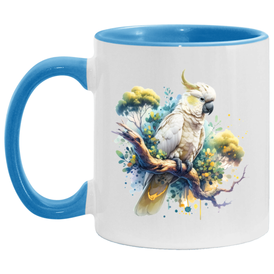 Cockatoo in Tree - Mugs
