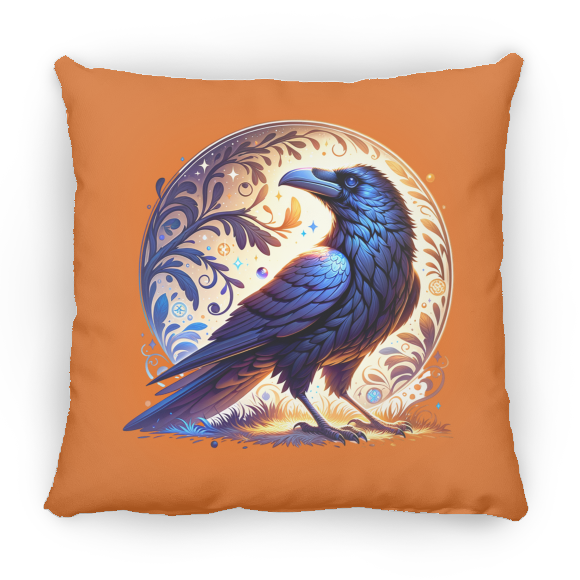 Raven Sphere - Throw Pillows