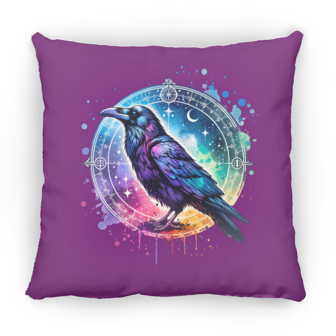 Raven Compass - Throw Pillows