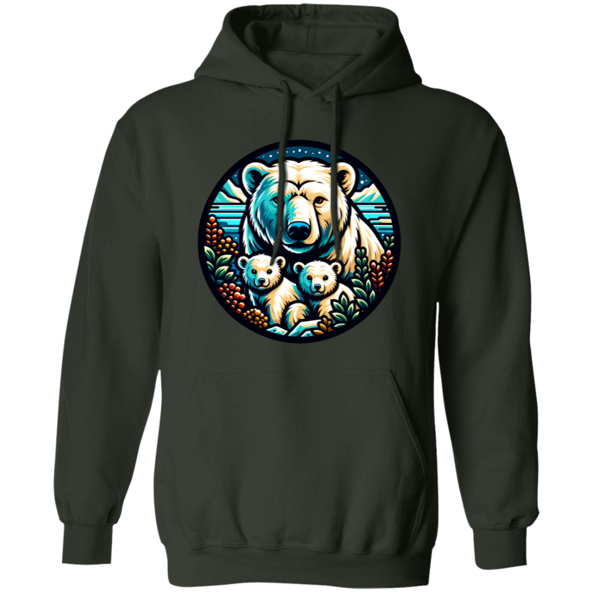 Polar Bear Circle - T-shirts, Hoodies and Sweatshirts