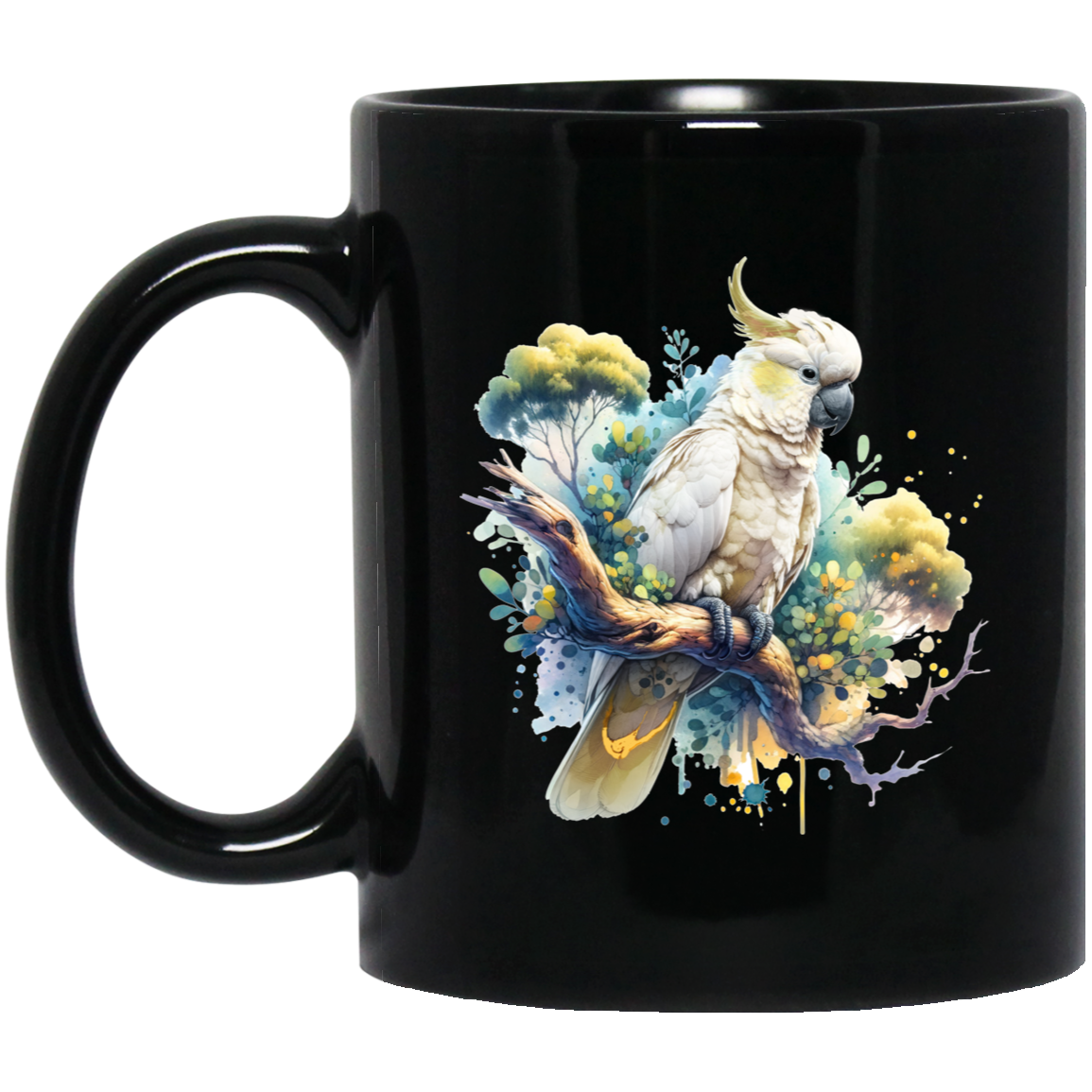 Cockatoo in Tree - Mugs