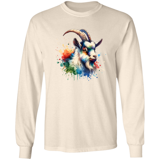 Goat Portrait Watercolor - T-shirts, Hoodies and Sweatshirts