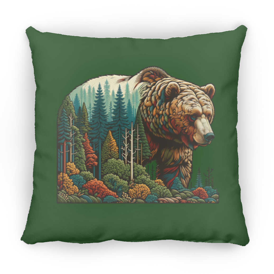Guardian Grizzly - Throw Pillows