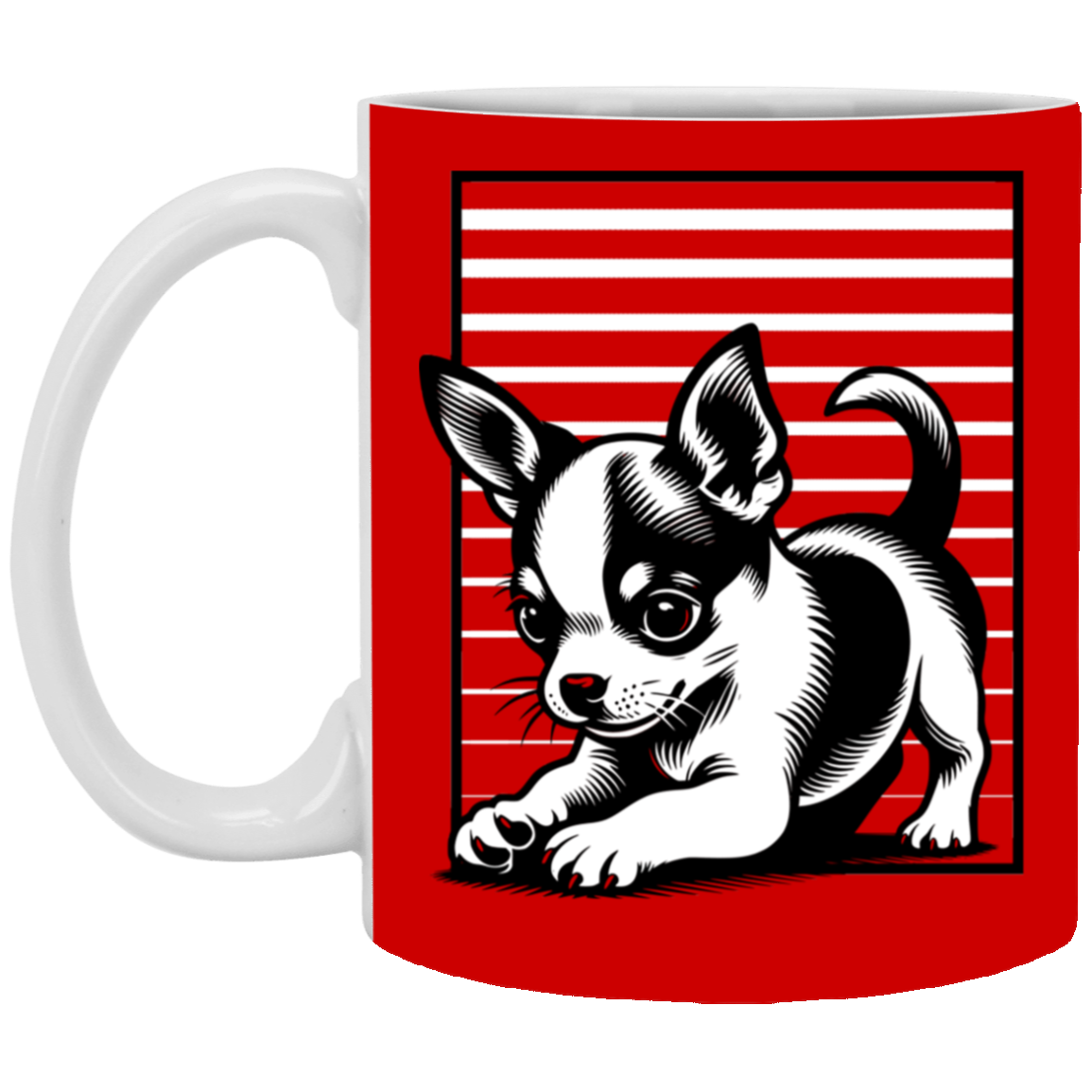 Chihuahua Stripes - Mugs