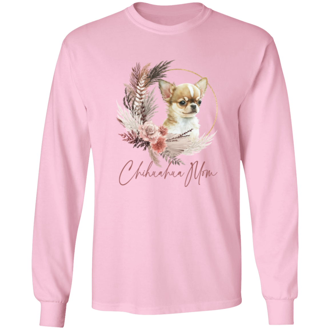 Chihuahua Mom Boho Wreath - T-shirts, Hoodies and Sweatshirts