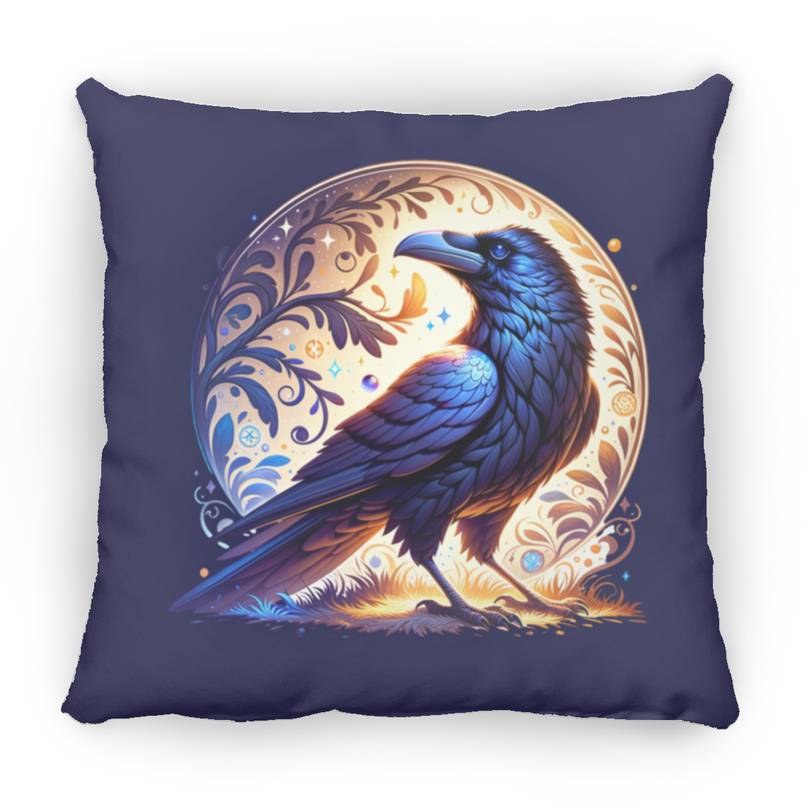 Raven Sphere - Throw Pillows