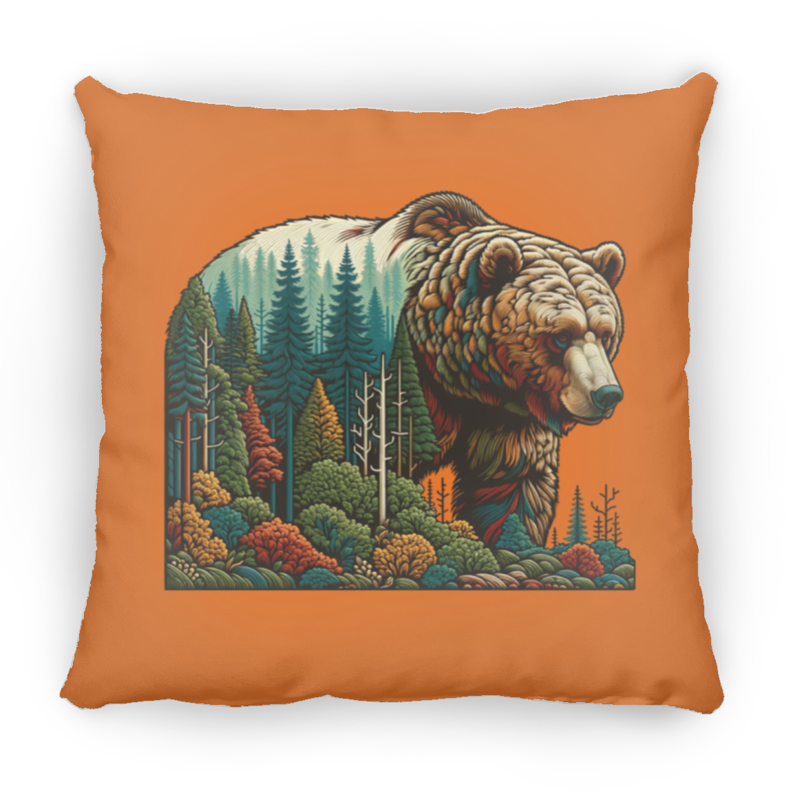 Guardian Grizzly - Throw Pillows