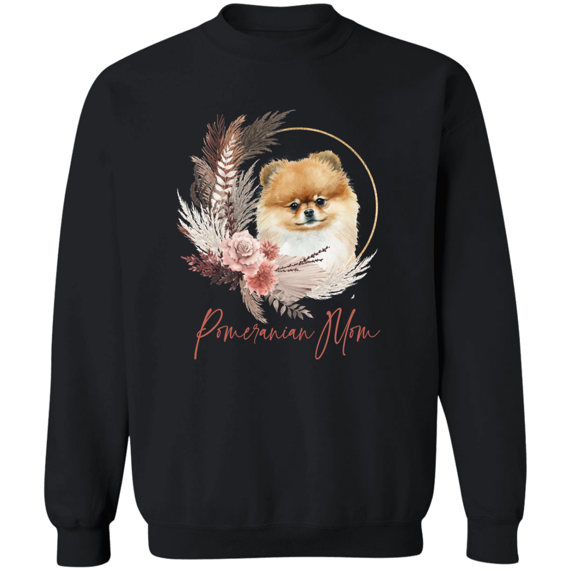 Pomeranian Mom Boho Wreath - T-shirts, Hoodies and Sweatshirts