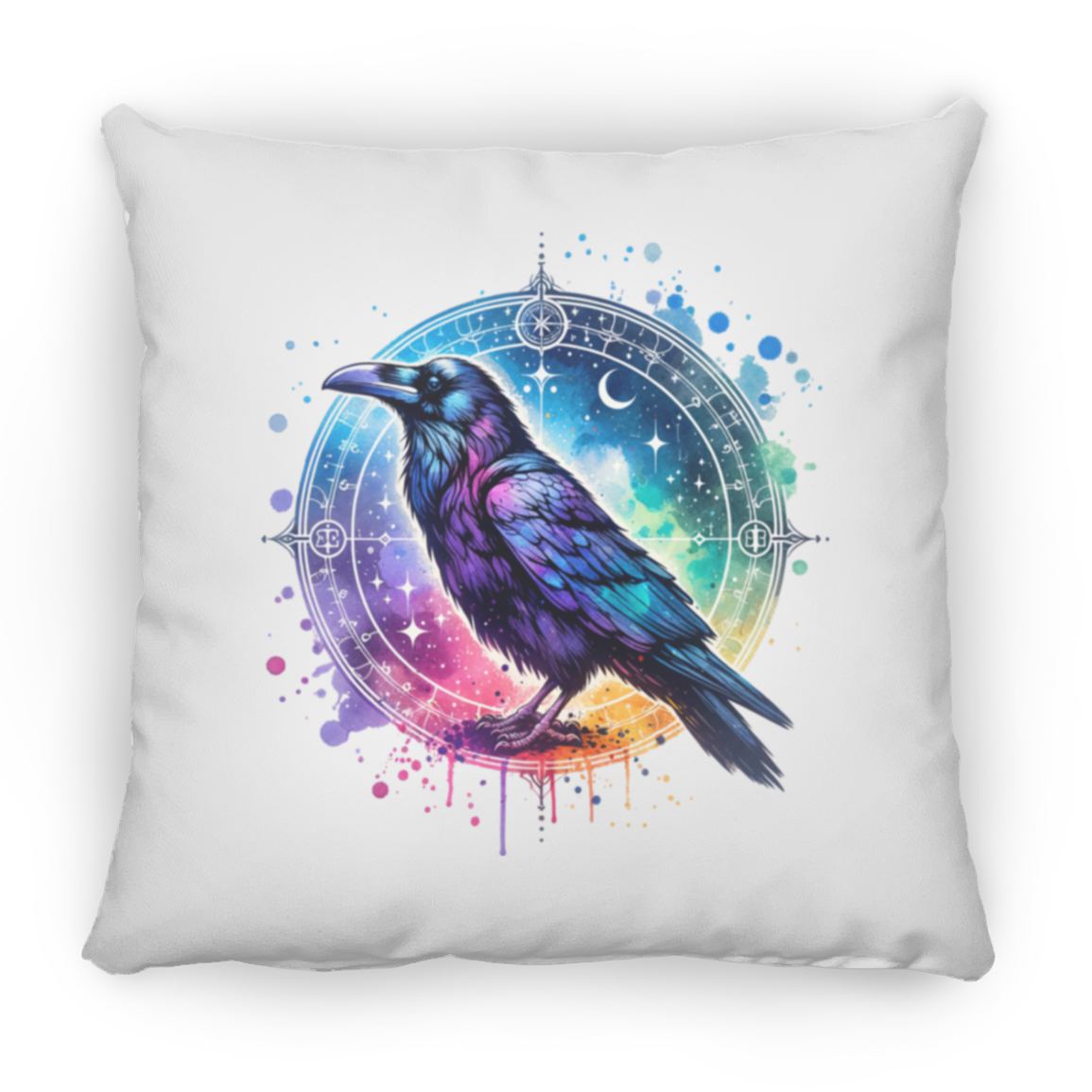 Raven Compass - Throw Pillows