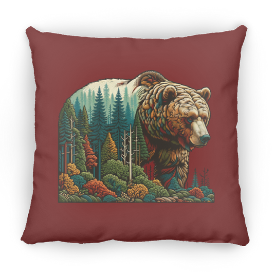 Guardian Grizzly - Throw Pillows