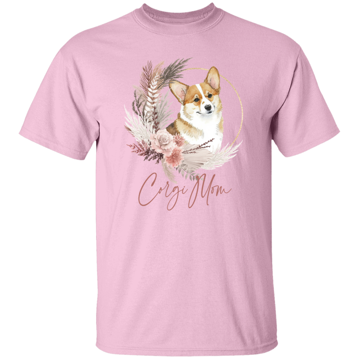 Corgi Mom Boho Wreath - T-shirts, Hoodies and Sweatshirts